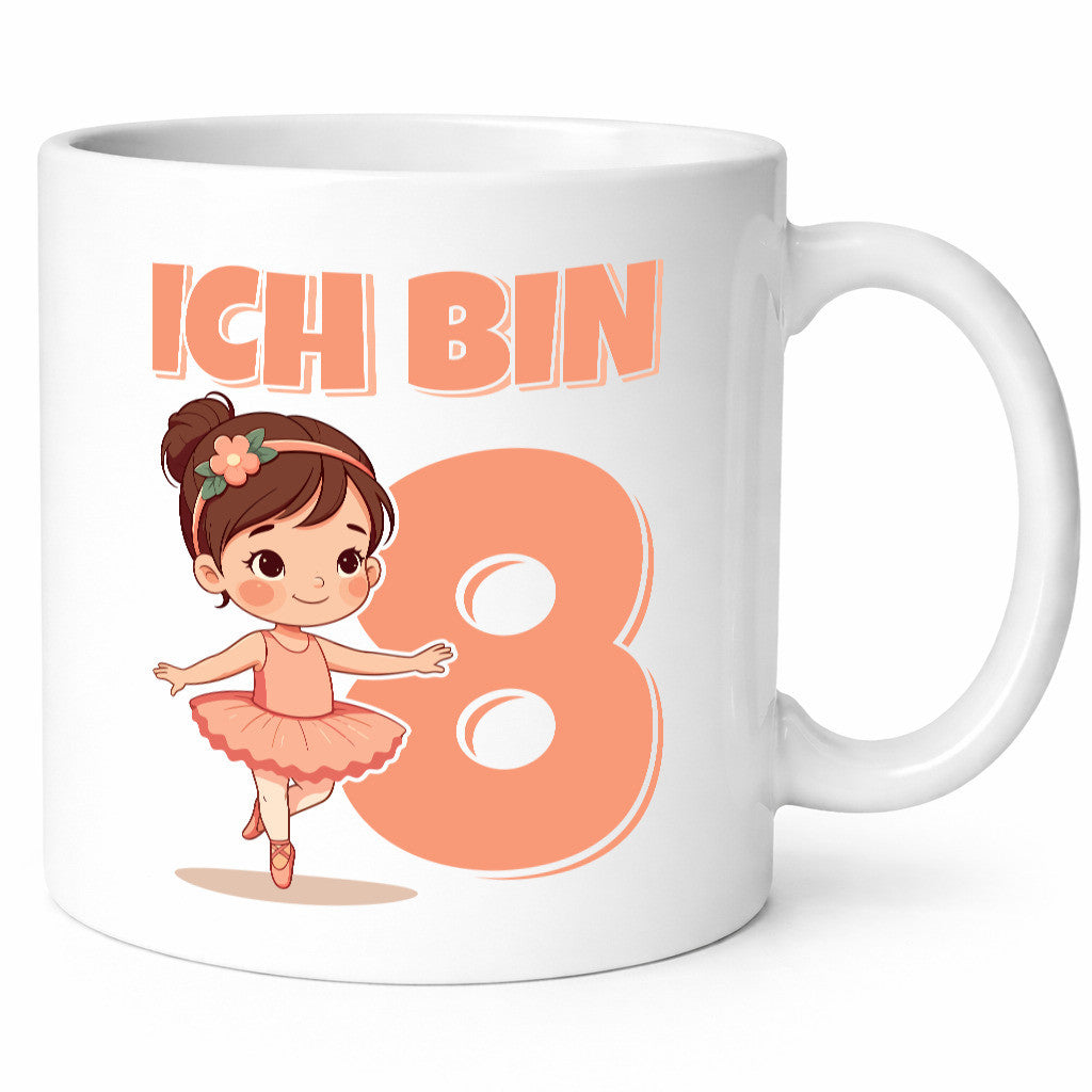 8 Geburtstag | Jahre Ballerina Mädchen Ballet Geschenk Geschenkidee lustiger