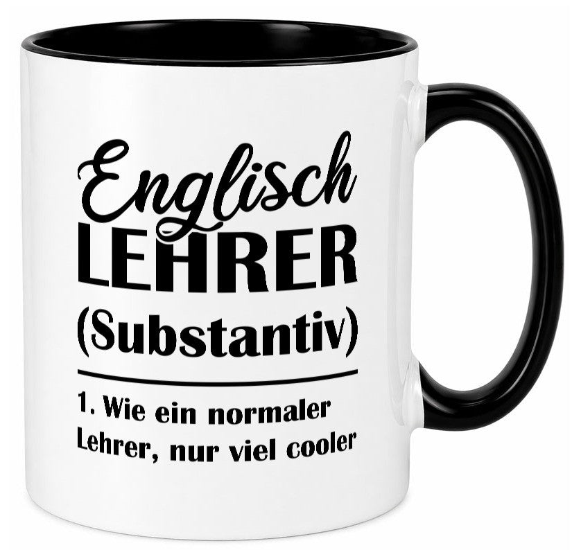 Englisch Lehrer, normal, nur viel cooler Geschenk Humor Geschenkidee lustiger Tasse