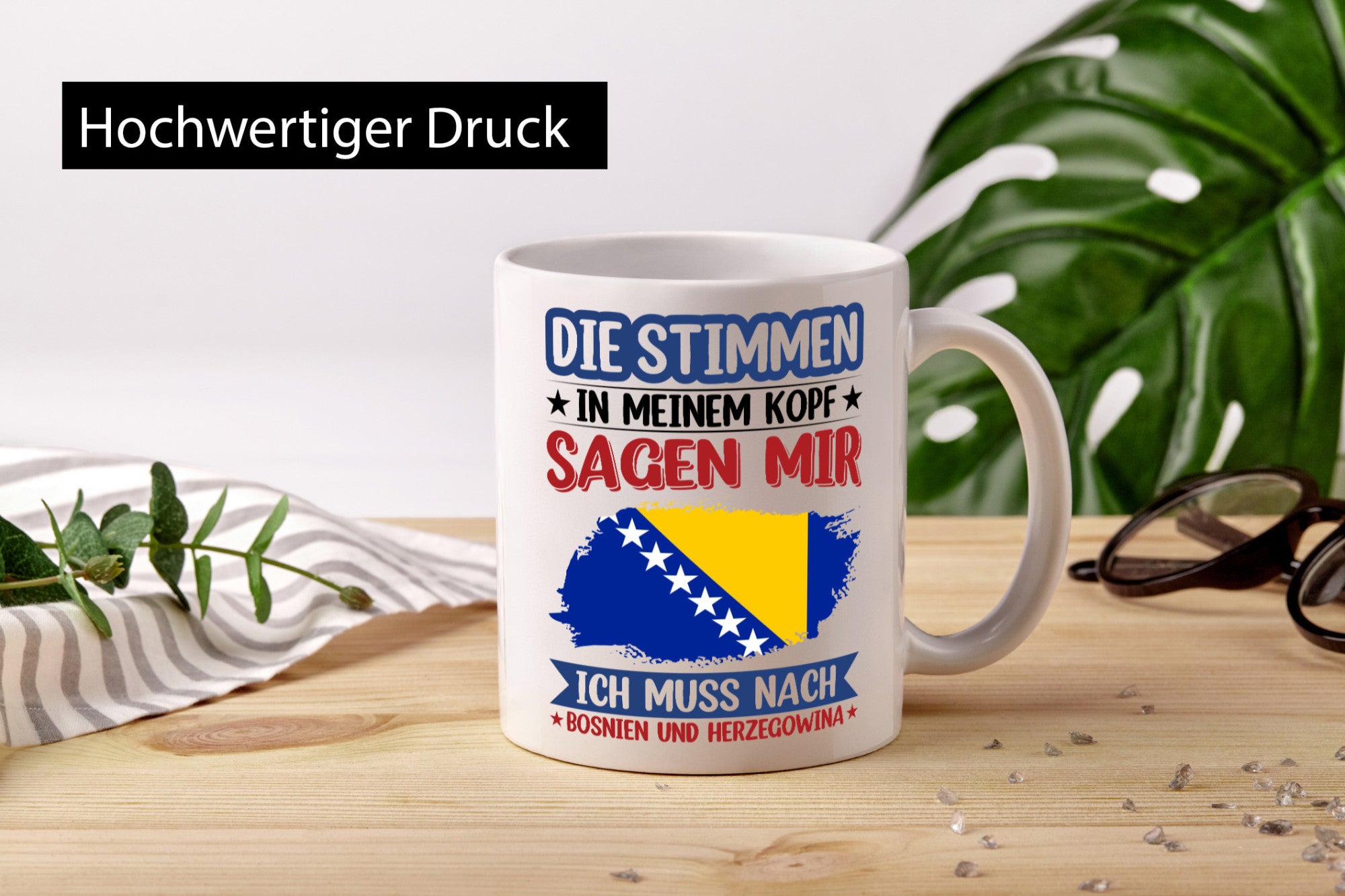 Bosnien und Herzegowina | Urlaub Stimmen in meinem Kopf Geschenk Humor