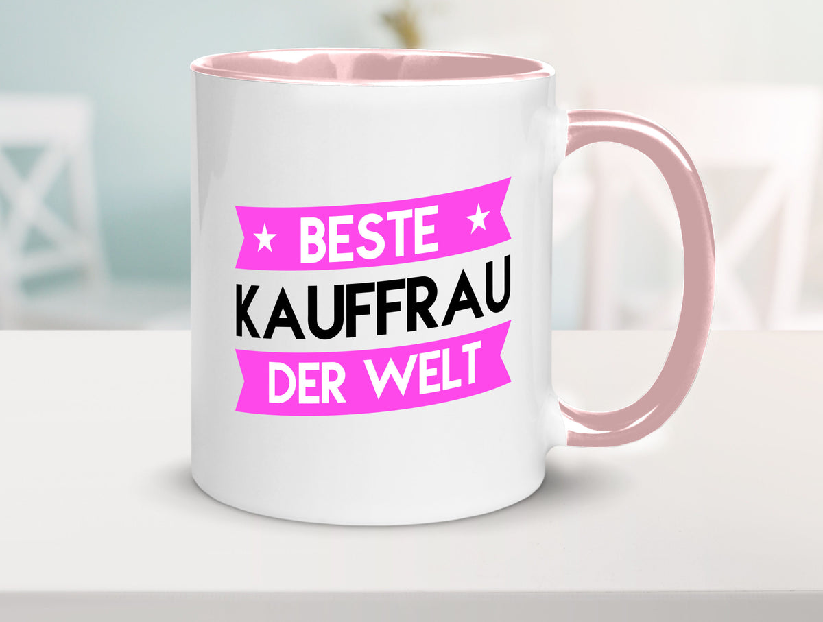 Beste Kauffrau | Kauffrauen Geschenkidee Humor Tasse