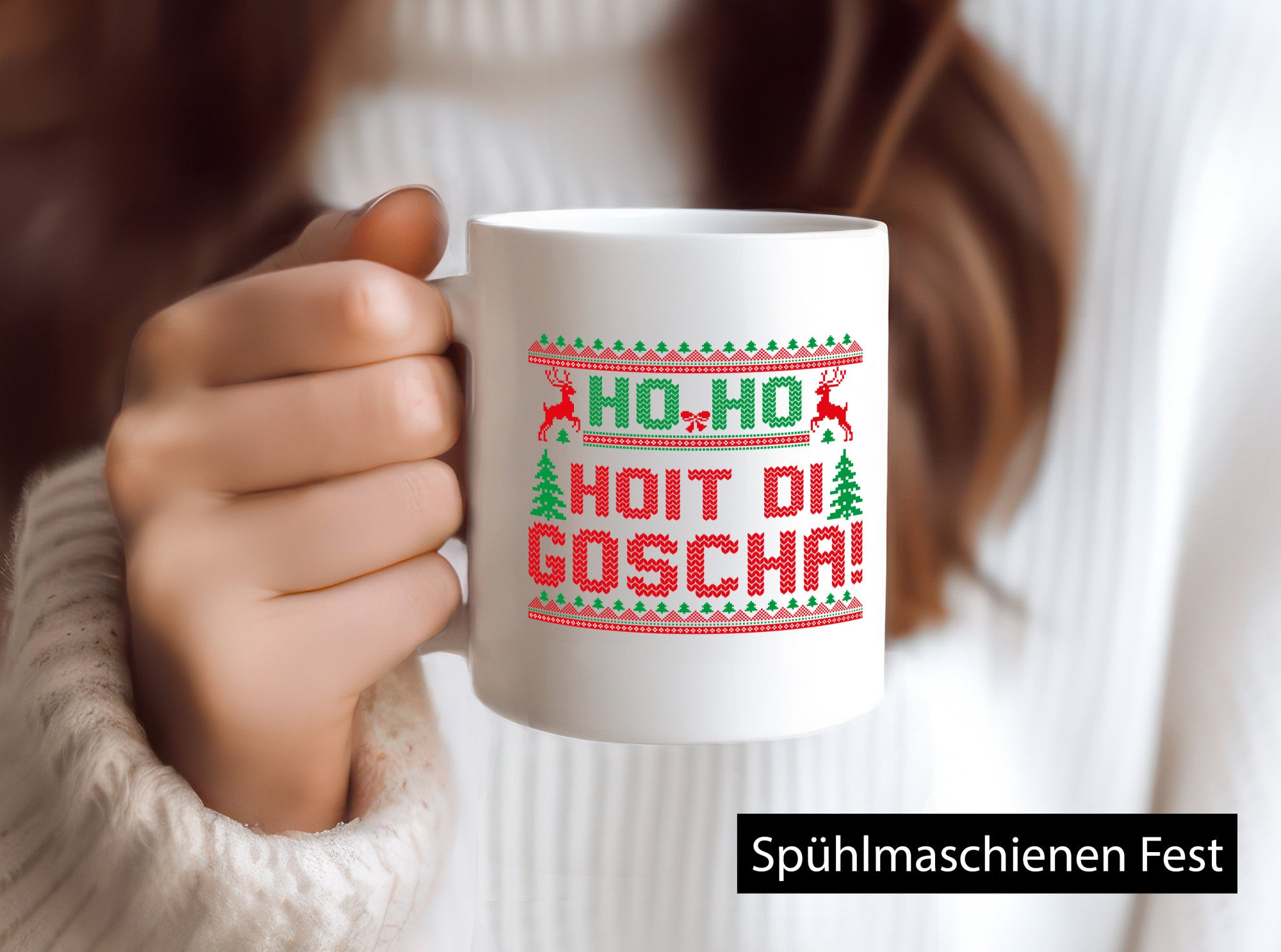 Ho Hoit di Gischn | Ugly Christmas Weihnachten Geschenk Humor Geschenkidee