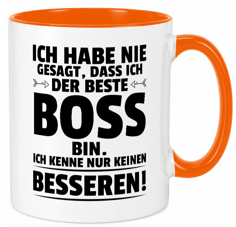 Der Beste Boss | Führungskraft Vorgesetzter lustiger Spruch Geschenk Humor Tasse