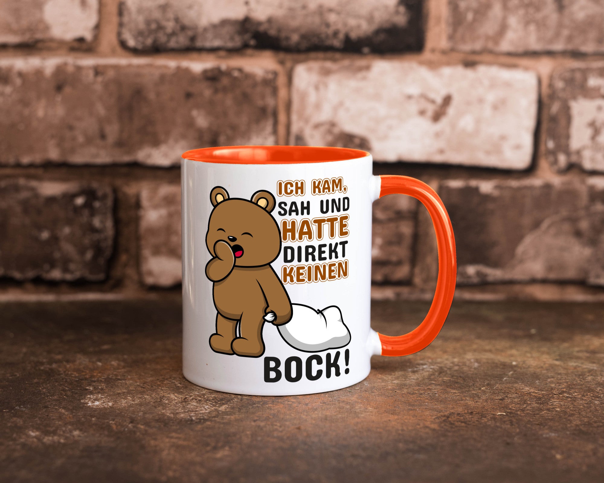Direkt keinen Bock! | Büro Faultier Morgenmuffel Geschenk Arbeit Kollegen