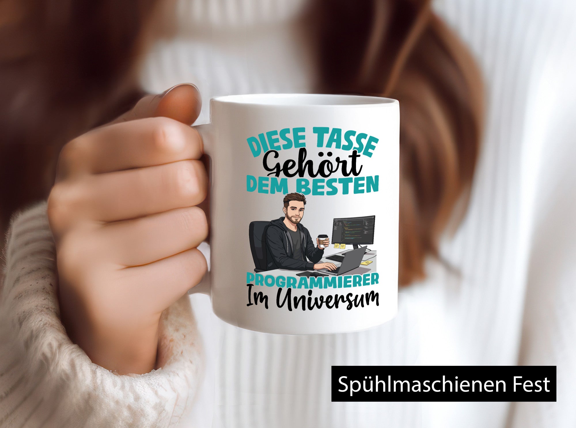 Im Universum: Programmierer | Software Entwickler Humor Geschenkidee Tasse