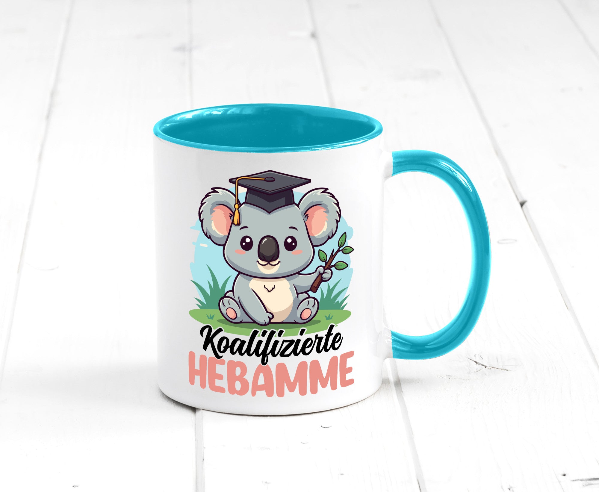 Koalifizierte Hebamme | Geburtshilfe Geschenkidee Humor Tasse