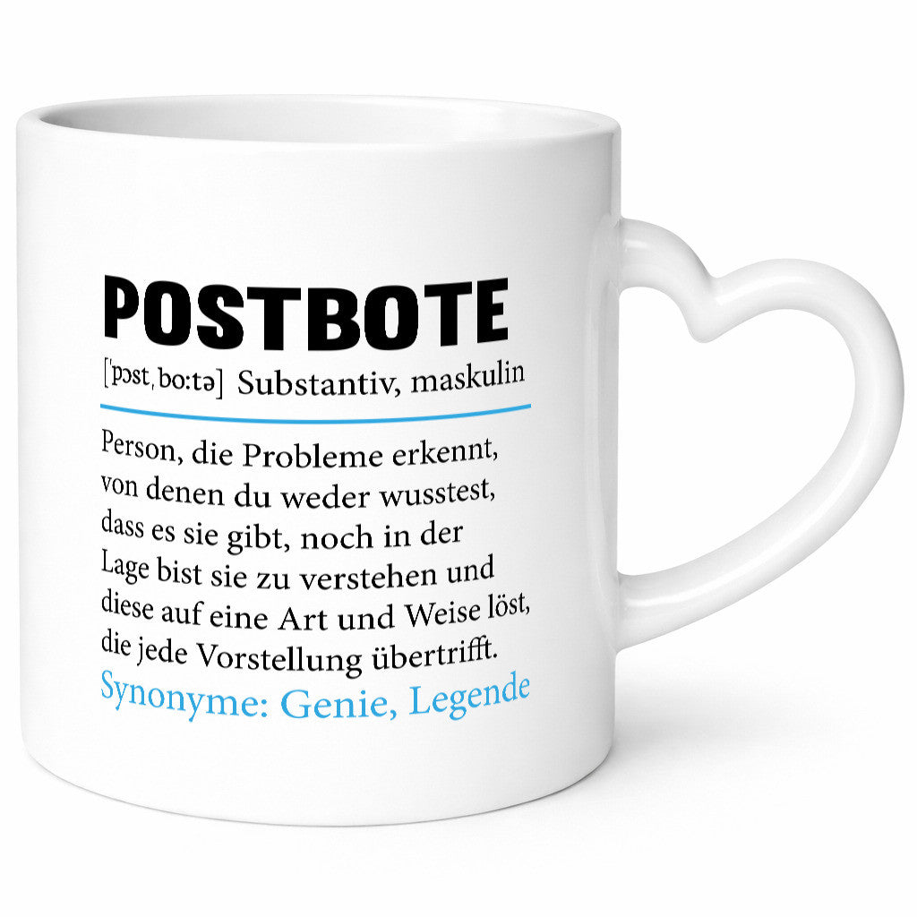 Postbote | Beruf Post lustiger Spruch Briefträger v2 Geschenk Arbeit Kollegen