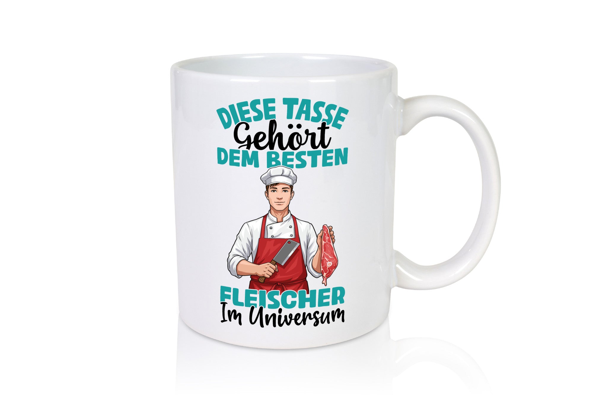 Im Universum: Fleischer | Schlachterei Geschenk Humor Geschenkidee lustiger