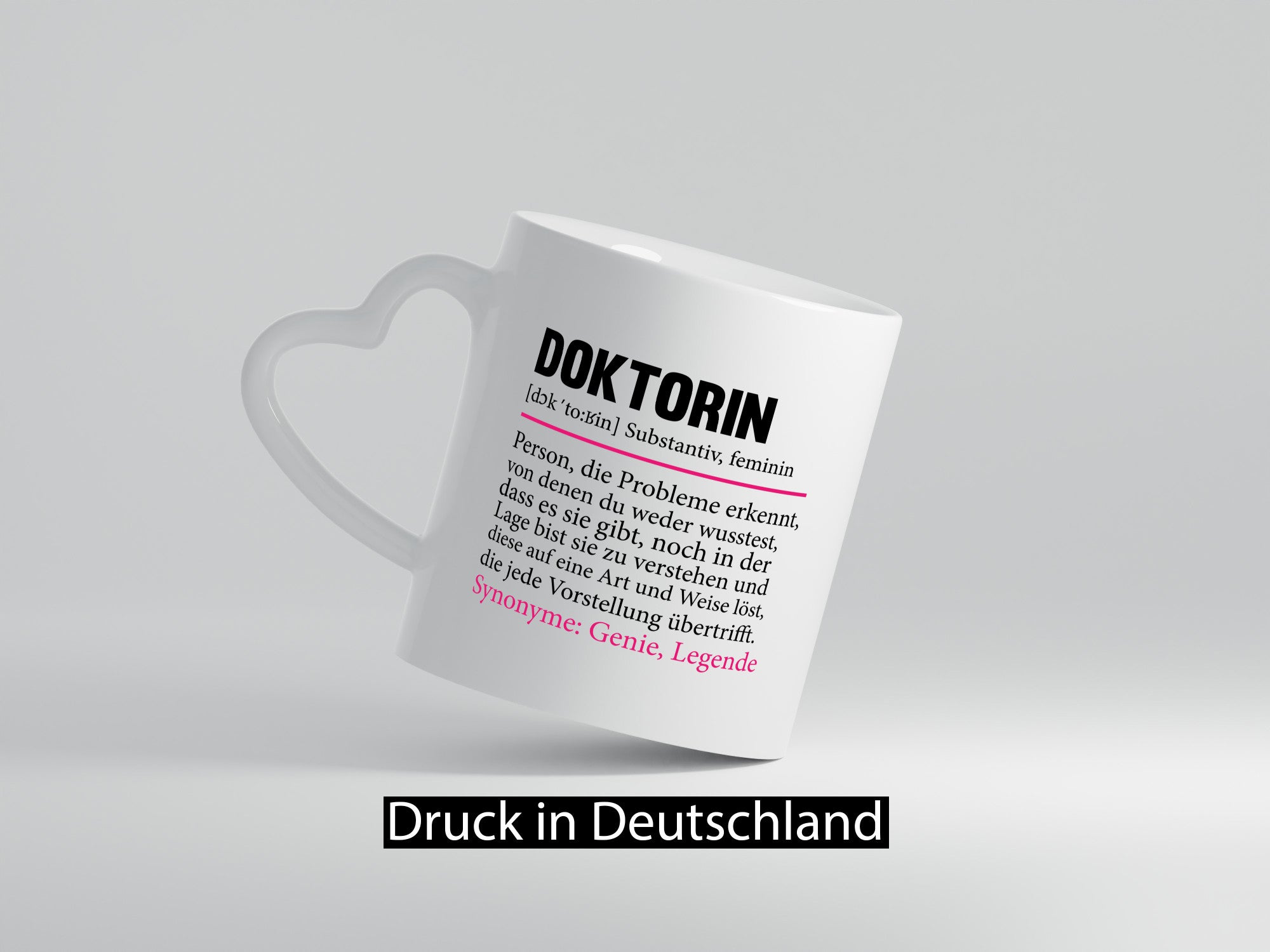 Doktorin | Spruch lustig Doktorand Doktortitel Humor Geschenkidee Geschenk Tasse