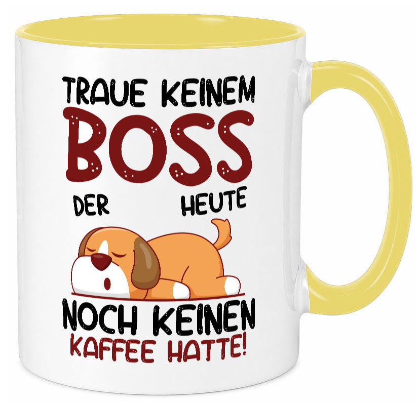 Traue keinem Boss | Führungskraft Vorgesetzter Geschenkidee Humor Tasse