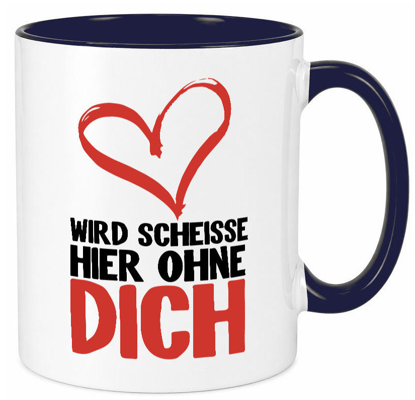 Wird Scheisse Geschenk Humor Geschenkidee lustiger Spruch Tasse