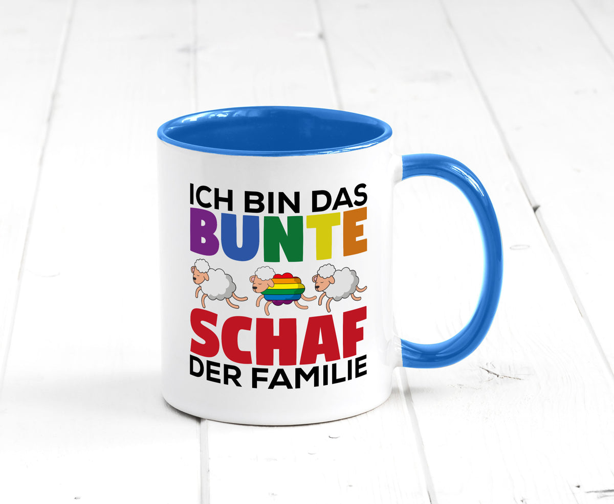 LGBTQ+ Tasse | Buntes Schaf Regenbogen Humor Geschenkidee