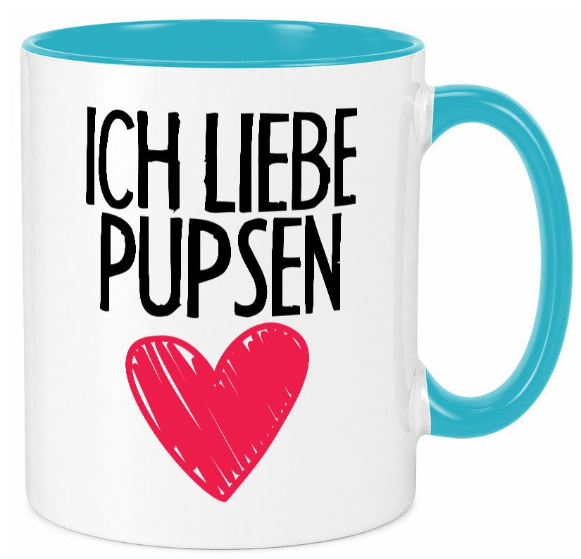 Ich liebe Pupsen Geschenkidee Humor Tasse