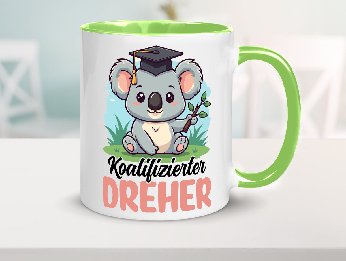 Koalifizierter Dreher | Fräser v2 Geschenk Humor Geschenkidee lustiger Spruch Tasse