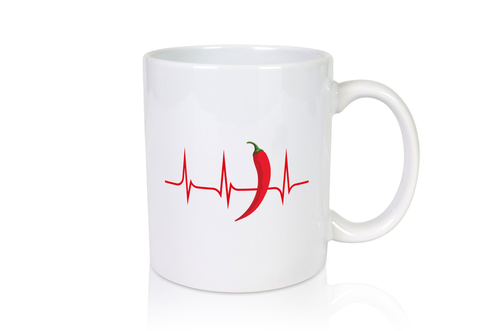 Chili Motiv | Peperoni scharf Chilischote Pfeffer Geschenkidee Humor Tasse