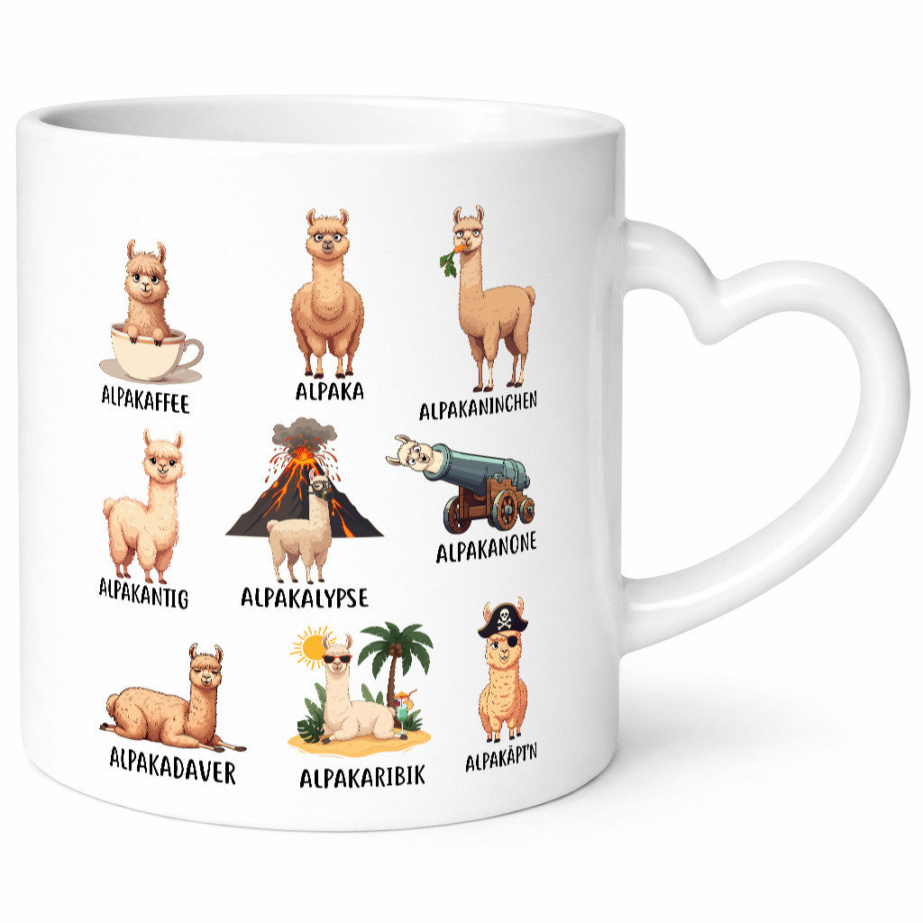 Lama | Wortspiel Alpakaherde Geschenk Humor Geschenkidee lustiger Spruch Tasse