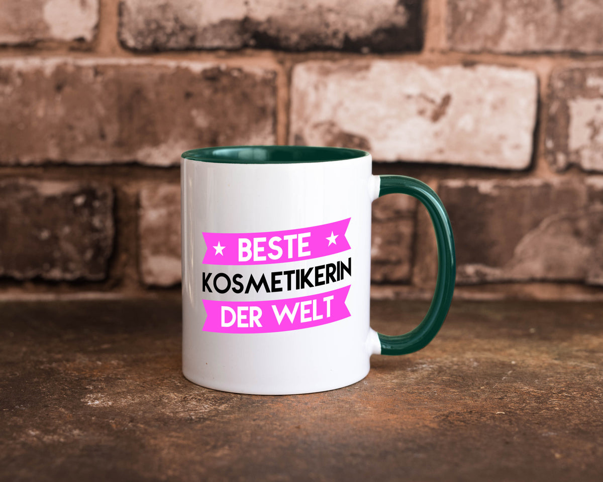 Beste Kosmetikerin | Kosmetik Stylistin Visagistin Geschenkidee Humor Tasse