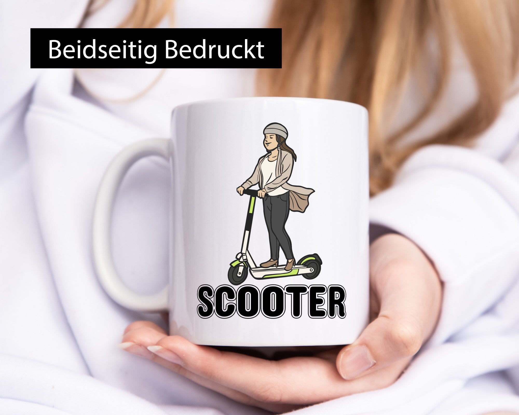 Scooter Tasse | Scooterfahrer Motiv Jungs Jungen lustig Humor Geschenkidee