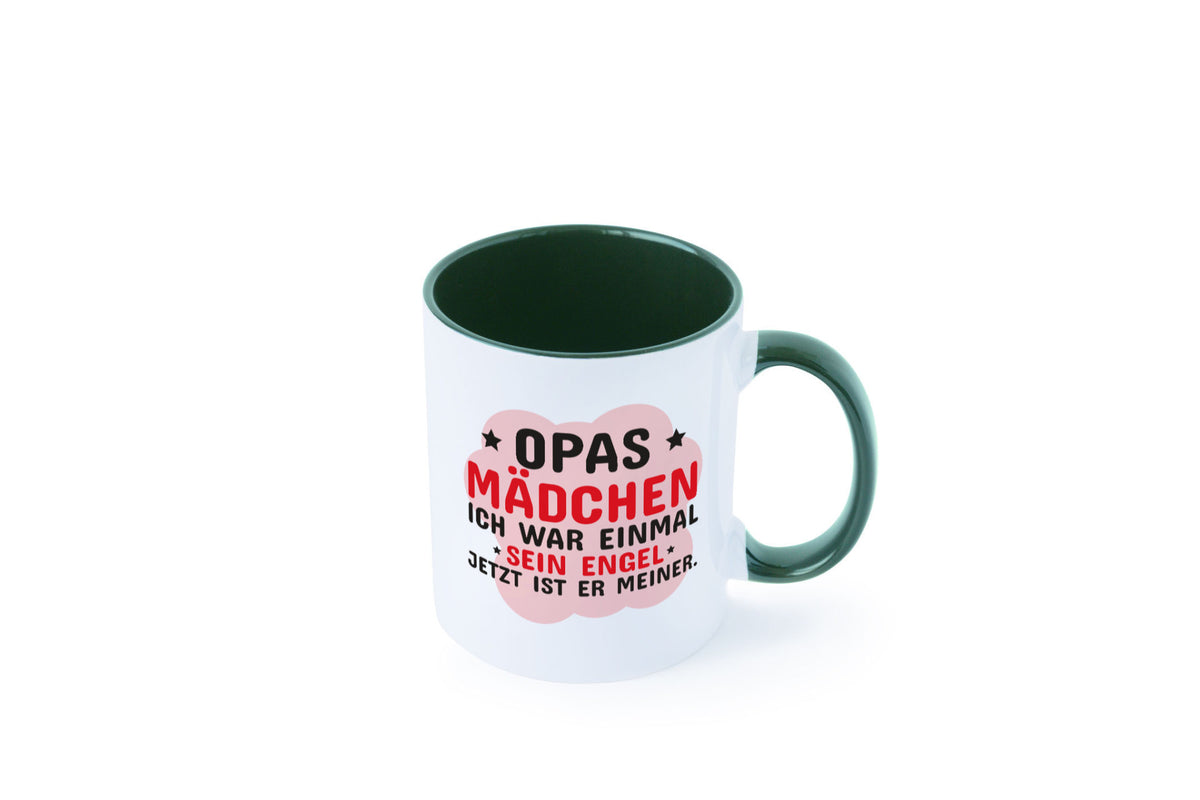 Opas Mädchen | Trauer Tasse Abschied Enkelin lustig Familie Geschenkidee