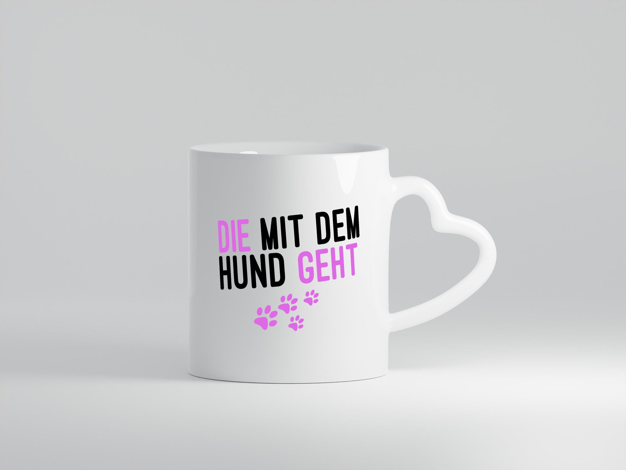 Die mit dem Hund geht | Hundeliebhaber Pfoten Tierliebe Geschenk Tierliebhaber
