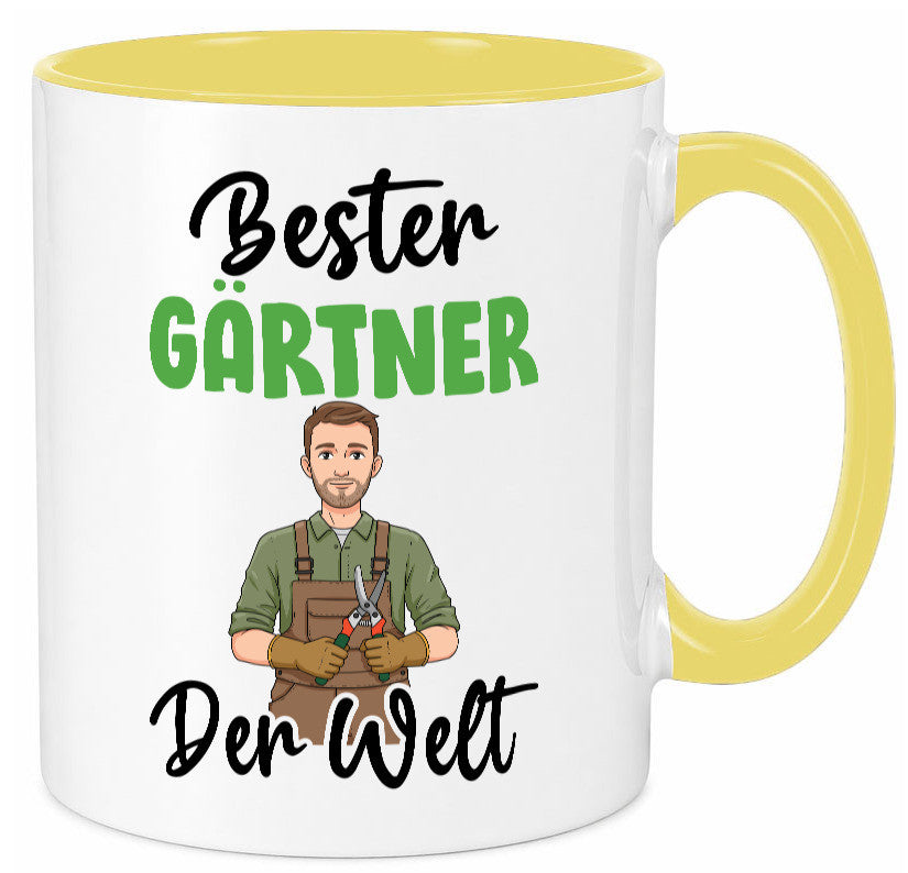 Bester Gärtner | Gartenbau v2 Geschenk Humor Geschenkidee lustiger Spruch Tasse