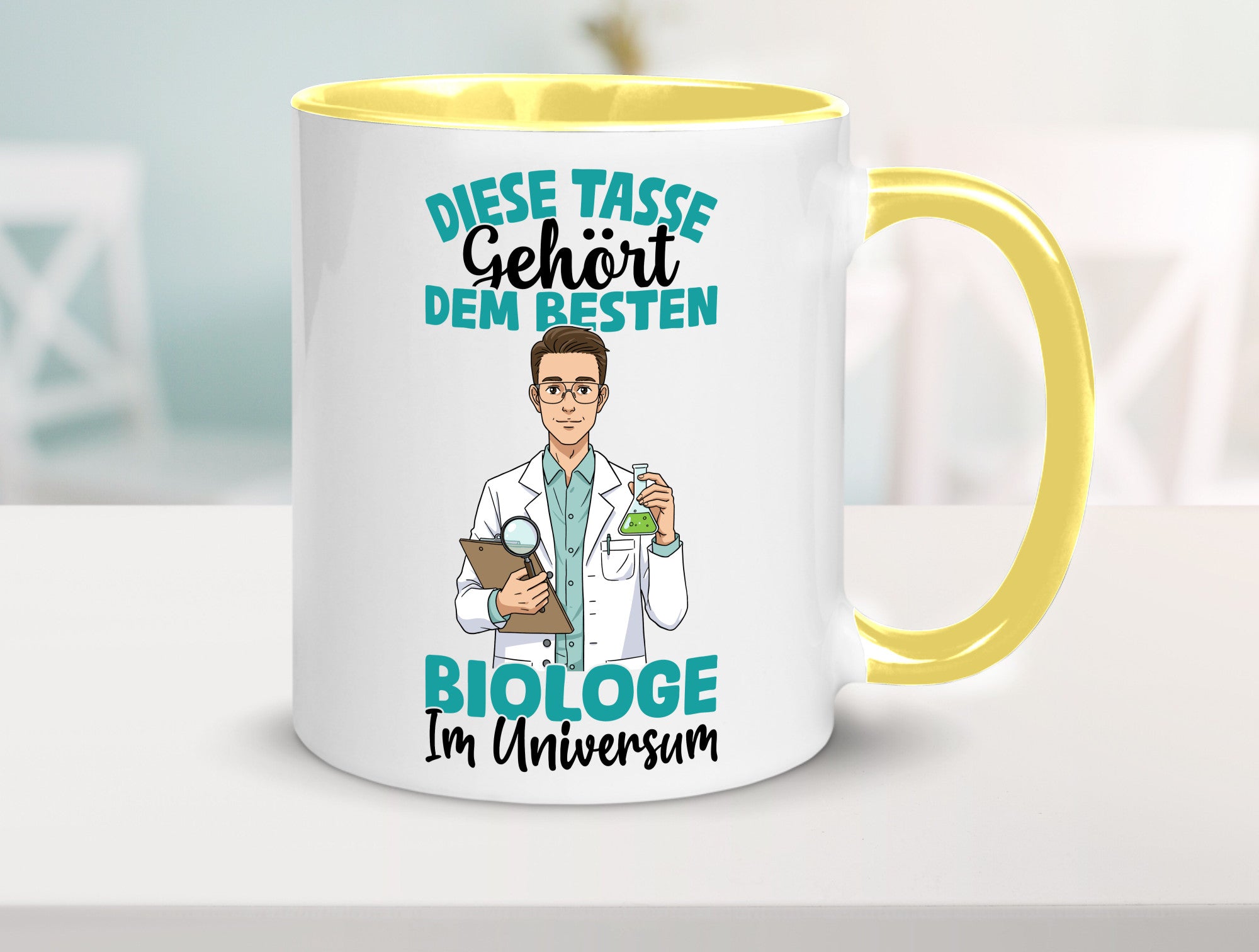 Im Universum: Biologe | Biologie Naturforscher Humor Geschenkidee Tasse
