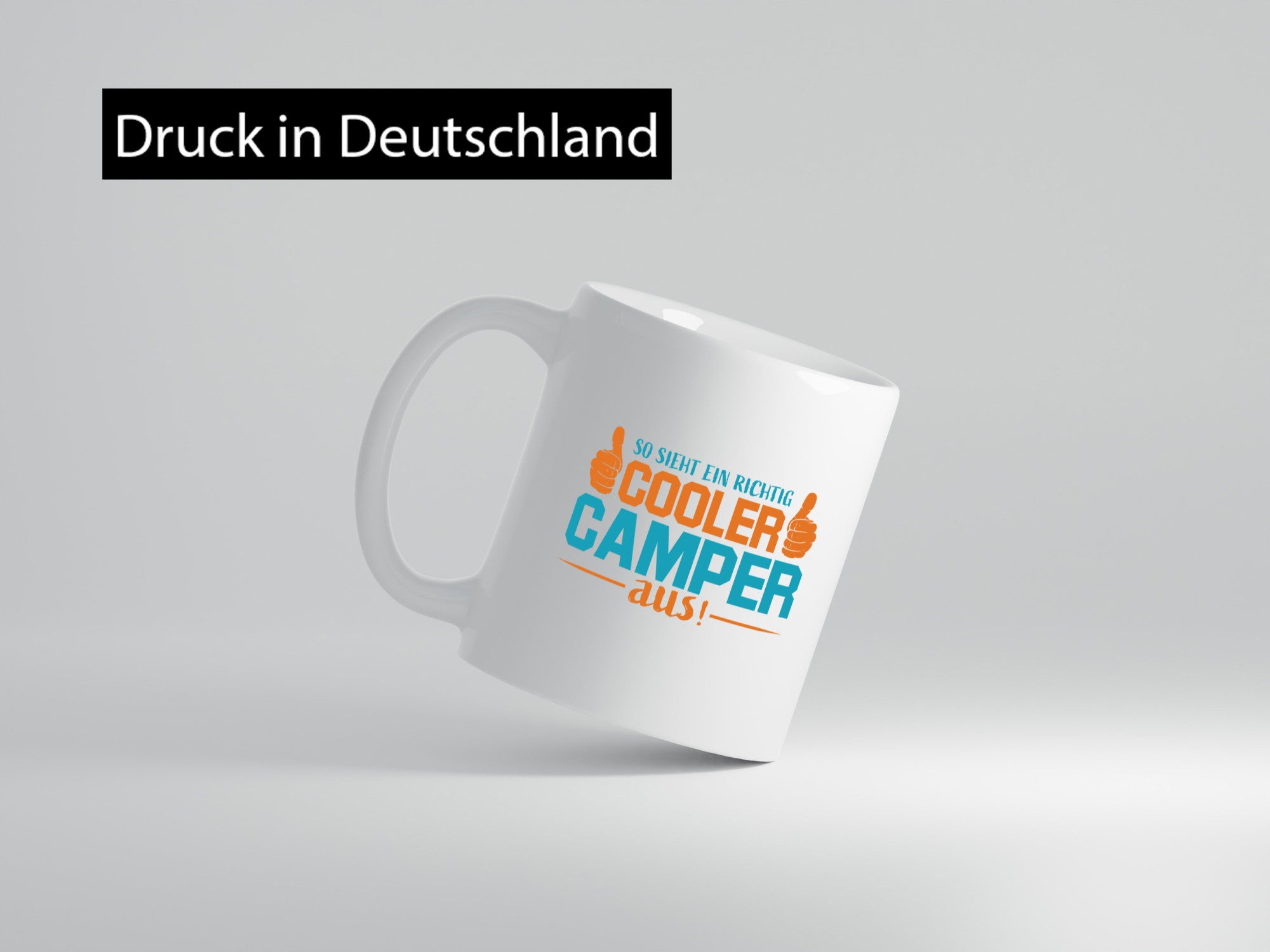 Richtig Cooler Camper | Daumen hoch Geschenk Humor Geschenkidee lustiger Spruch