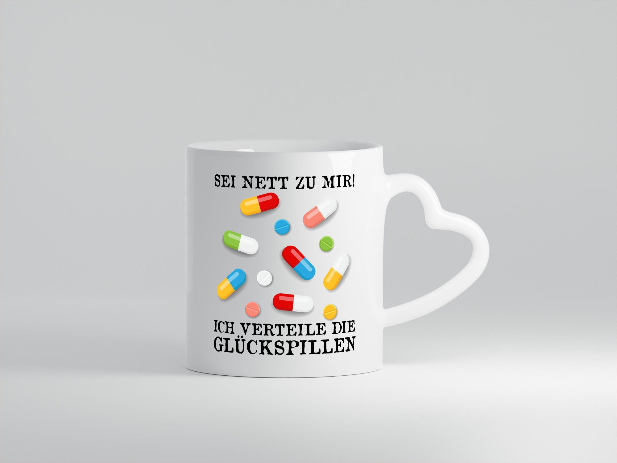 Sei nett zu mir | Pillen Medikamente Therapeut Arzt lustig Humor Geschenkidee