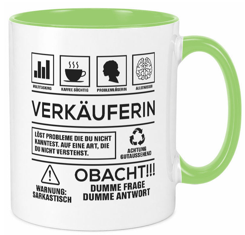 Achtung Probleme Verkäuferin| Kollegin | Verkaufsjob lustig Arbeit Kollegen