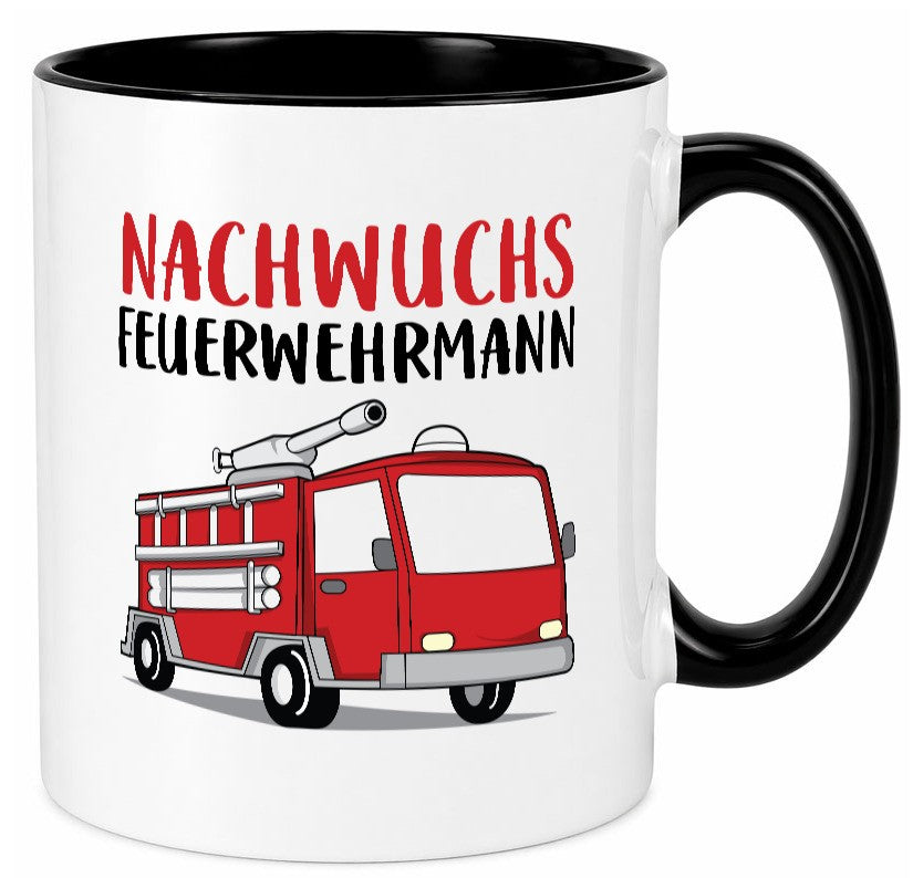 Nachwuchs Feuerwehrmann | Feuerwher Humor Geschenkidee Tasse