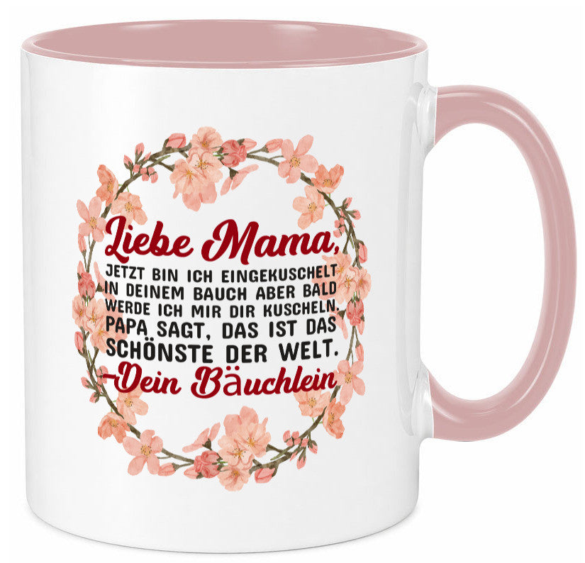 Liebe Mama | Schwangerschaft Tasse Baby süß Humor Familie Geschenkidee