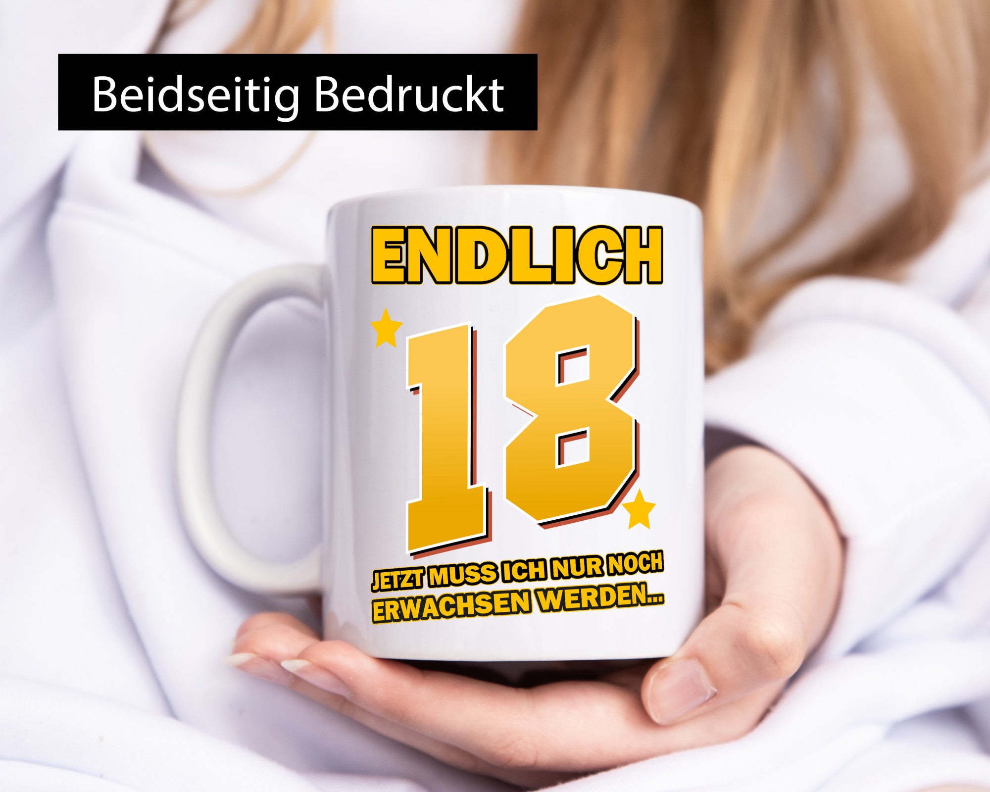 Finally 18 | Birthday Mug Adult v2 Gift Idea Humor
