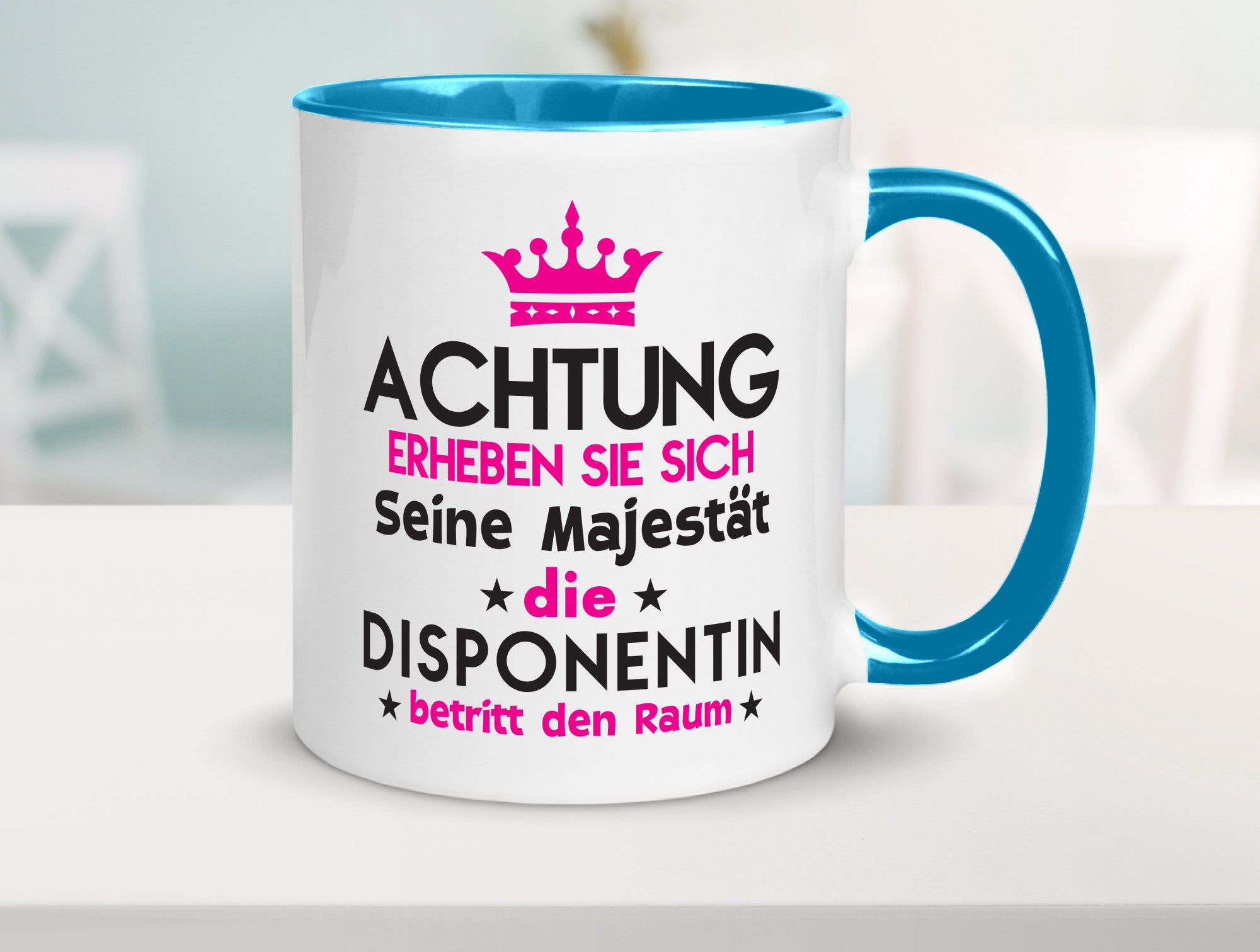 Seine Majestät Disponentin | Zuteilerin Geschenk Humor Geschenkidee lustiger