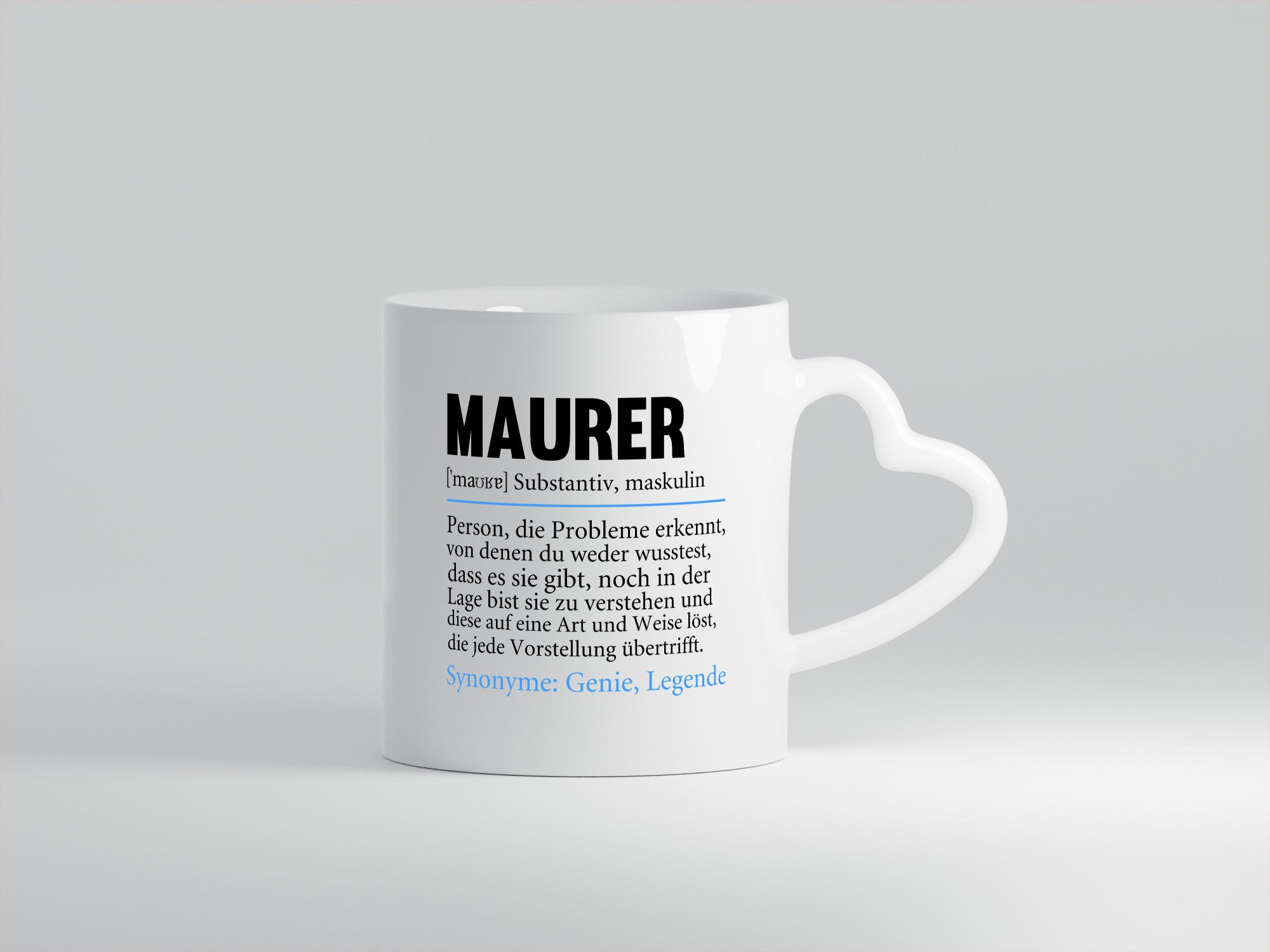 Maurer | Spruch Bau Handwerker lustig Humor Geschenkidee Geschenk Tasse