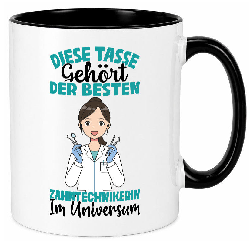 Im Universum: Zahntechnikerin | Zahnmedizin Humor Geschenkidee Tasse