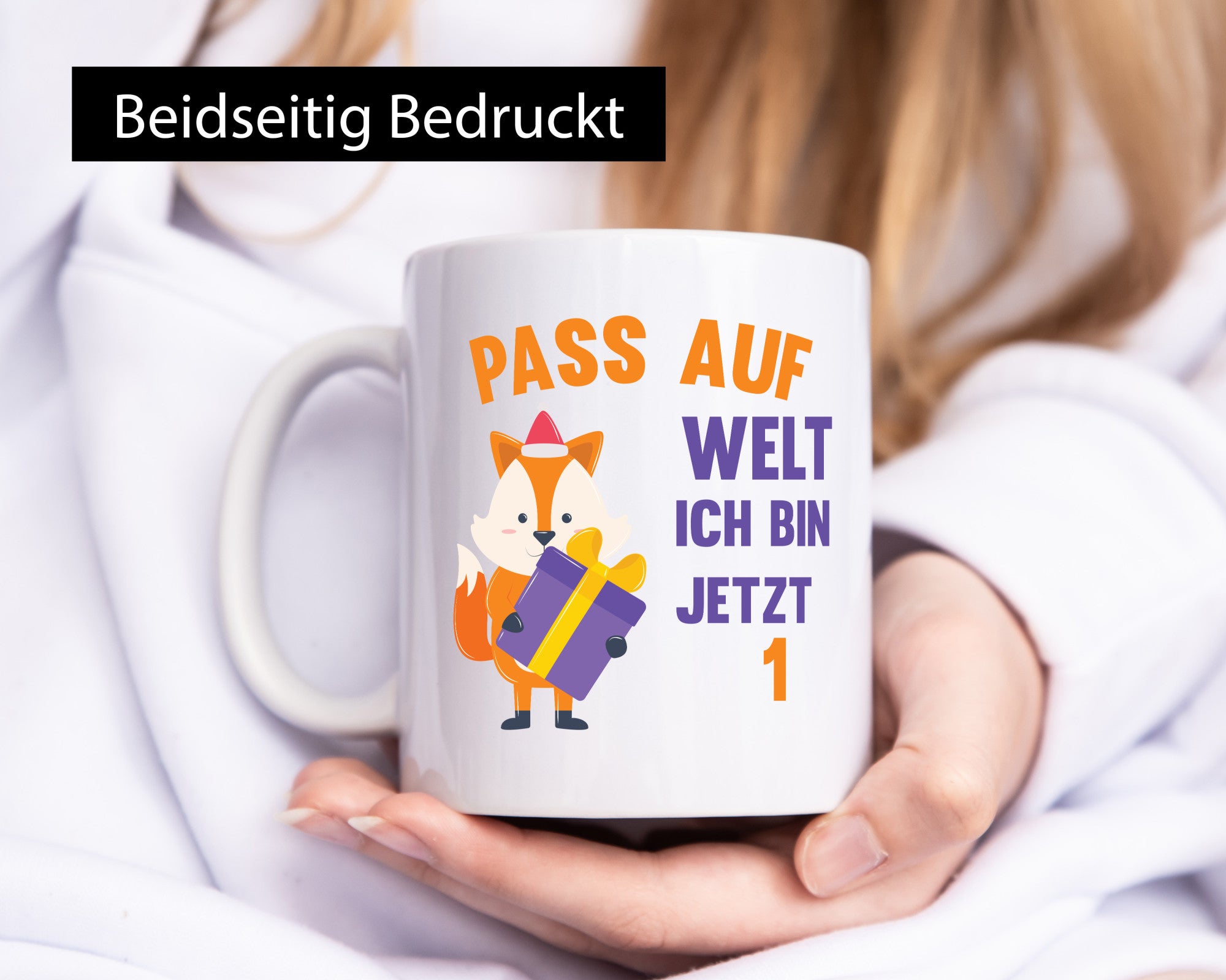 Pass auf Welt ich bin jetzt 1 | Baby Geburtstag lustiger Spruch Geschenk