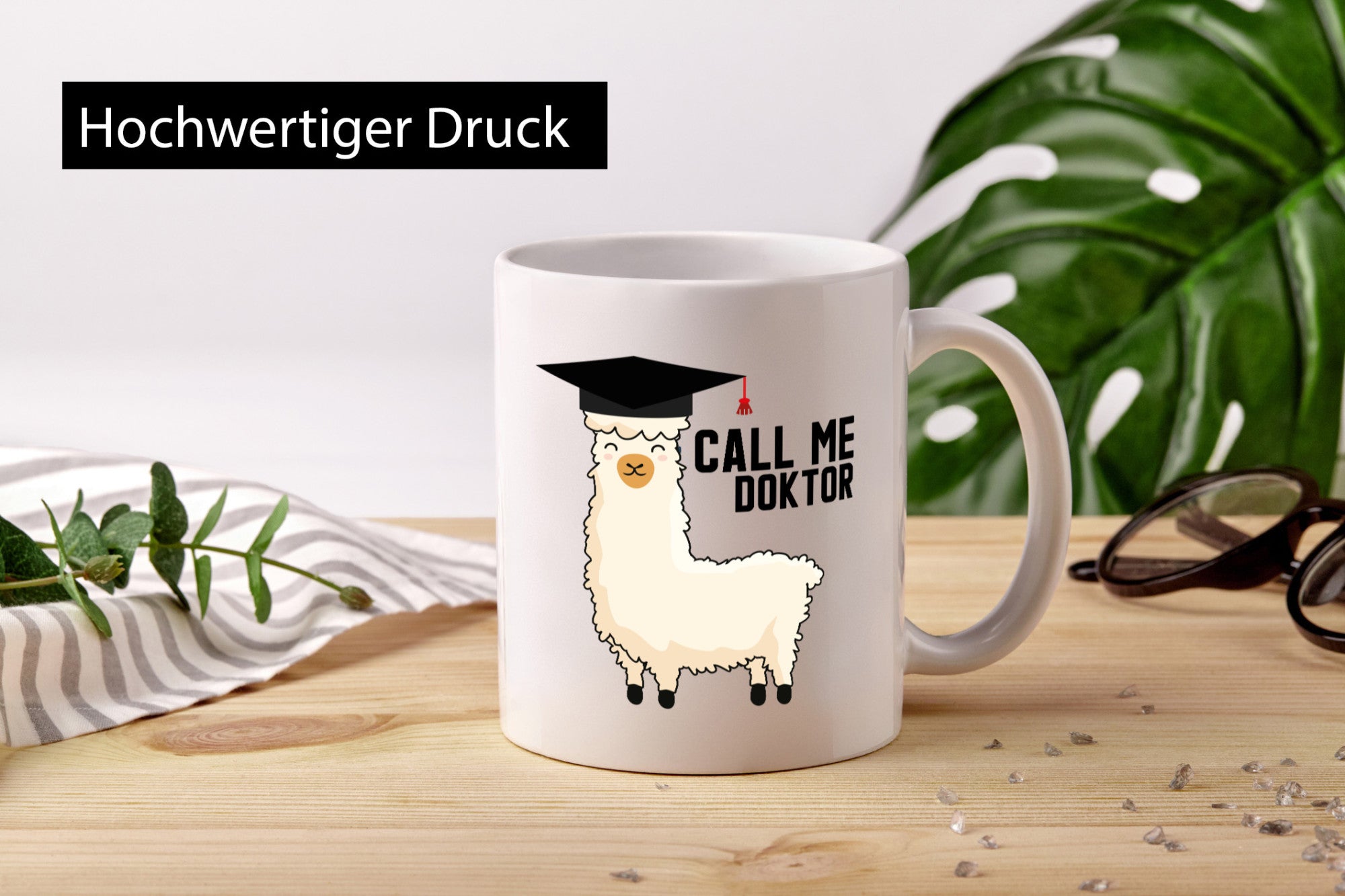 Call me Doktor | Lama Arzt Krankenhaus Abschluss Humor Geschenkidee Tasse