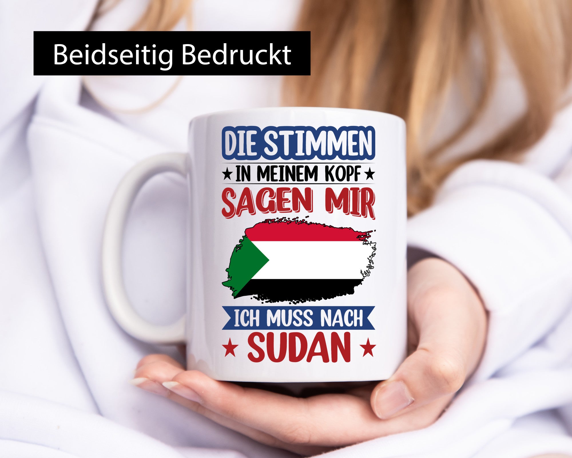 Sudan | Urlaub Stimmen in meinem Kopf Traumland v2 Geschenk Humor Geschenkidee