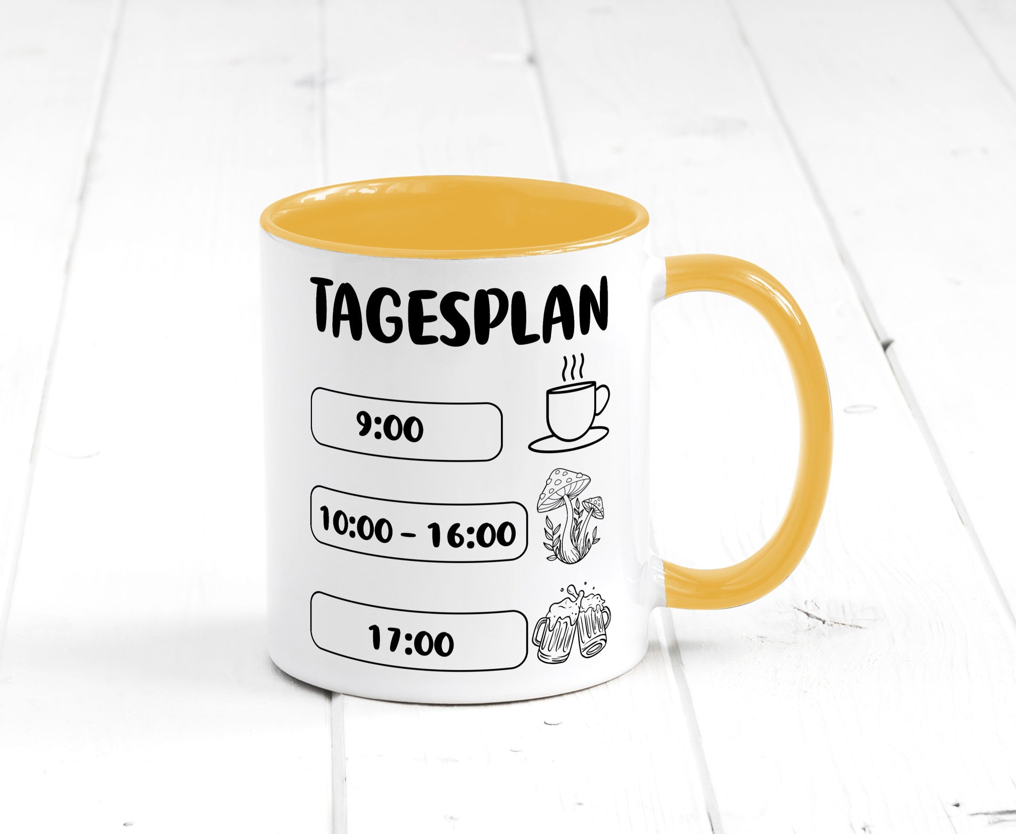 Tagesplan Pilzsammler | Pilze Wald v2 Geschenk Humor Geschenkidee lustiger