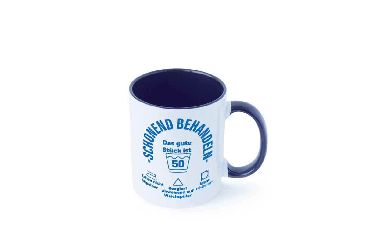 Schonend behandeln | 50 Geburtstag Humor Geschenkidee Tasse