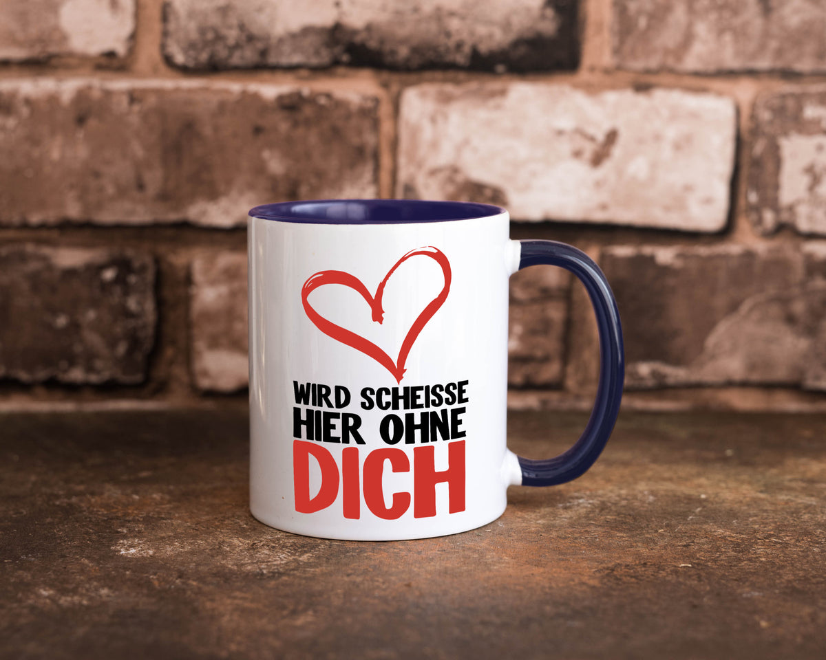 Wird Scheisse Geschenk Humor Geschenkidee lustiger Spruch Tasse