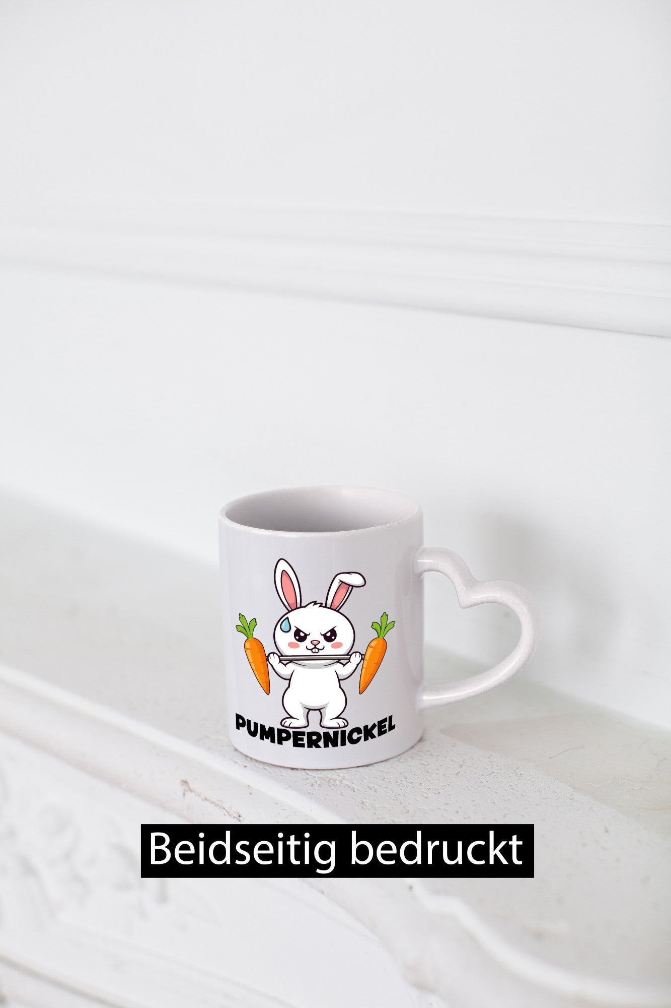 Pumpernickel | Krafttraining Kaninchen Fitness lustig Humor Geschenkidee