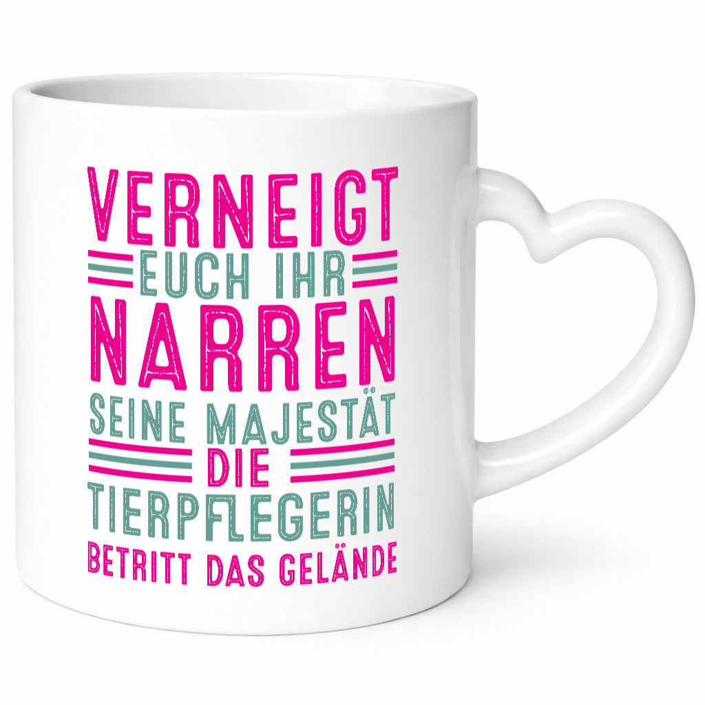 Verneigt euch: Tierpflegerin | Pflegeberuf Tierheim lustiger Spruch Geschenk