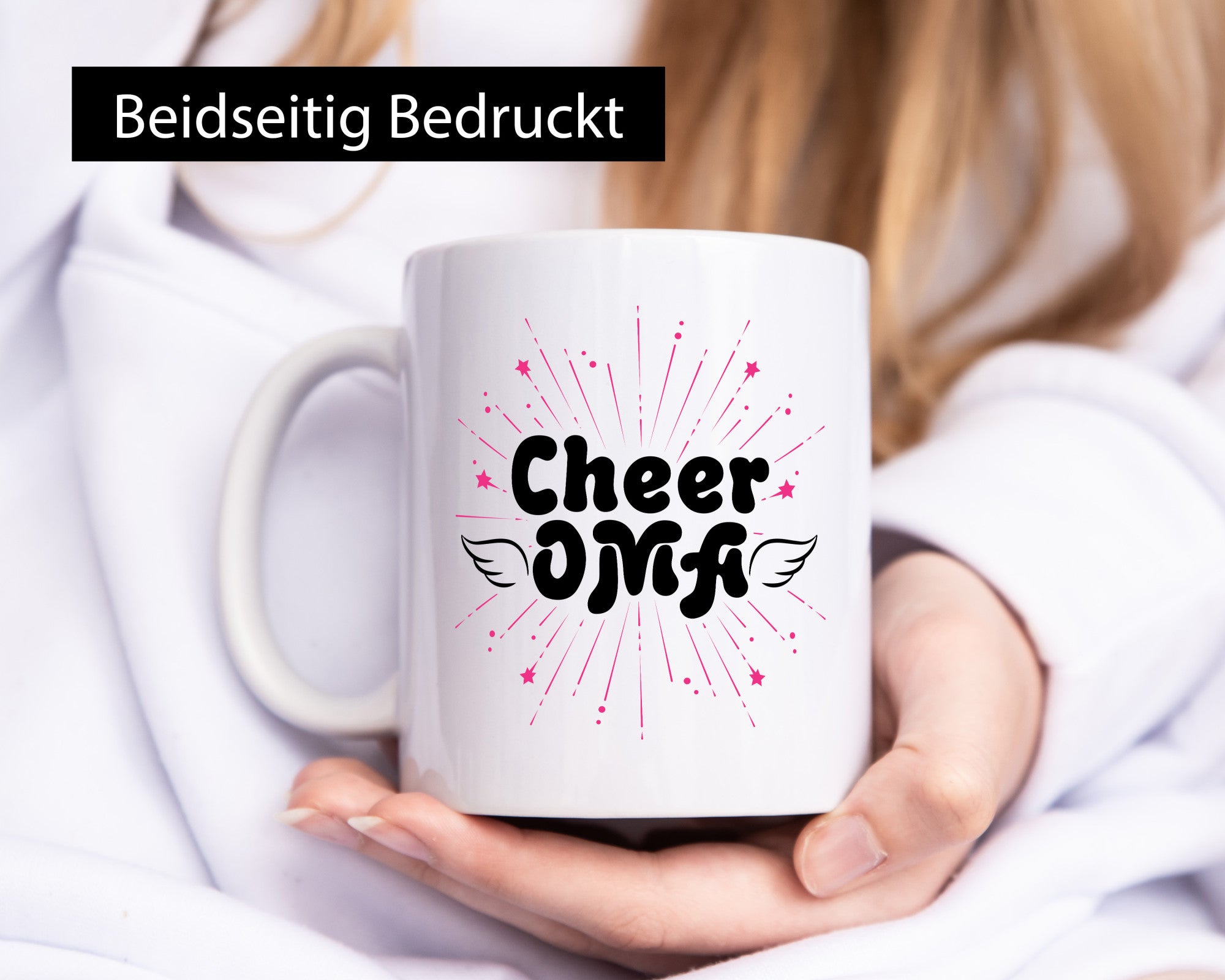 Cheer Oma | Beste Großmutter Geschenkidee Familie Humor Tasse