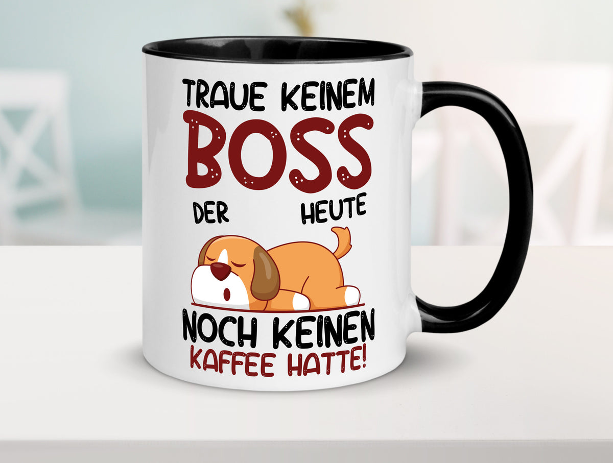 Traue keinem Boss | Führungskraft Vorgesetzter Geschenkidee Humor Tasse