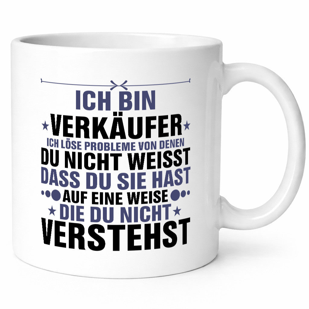 Löse Probleme: Verkäufer | Kollege Verkaufsjob lustiger Spruch Geschenk Arbeit