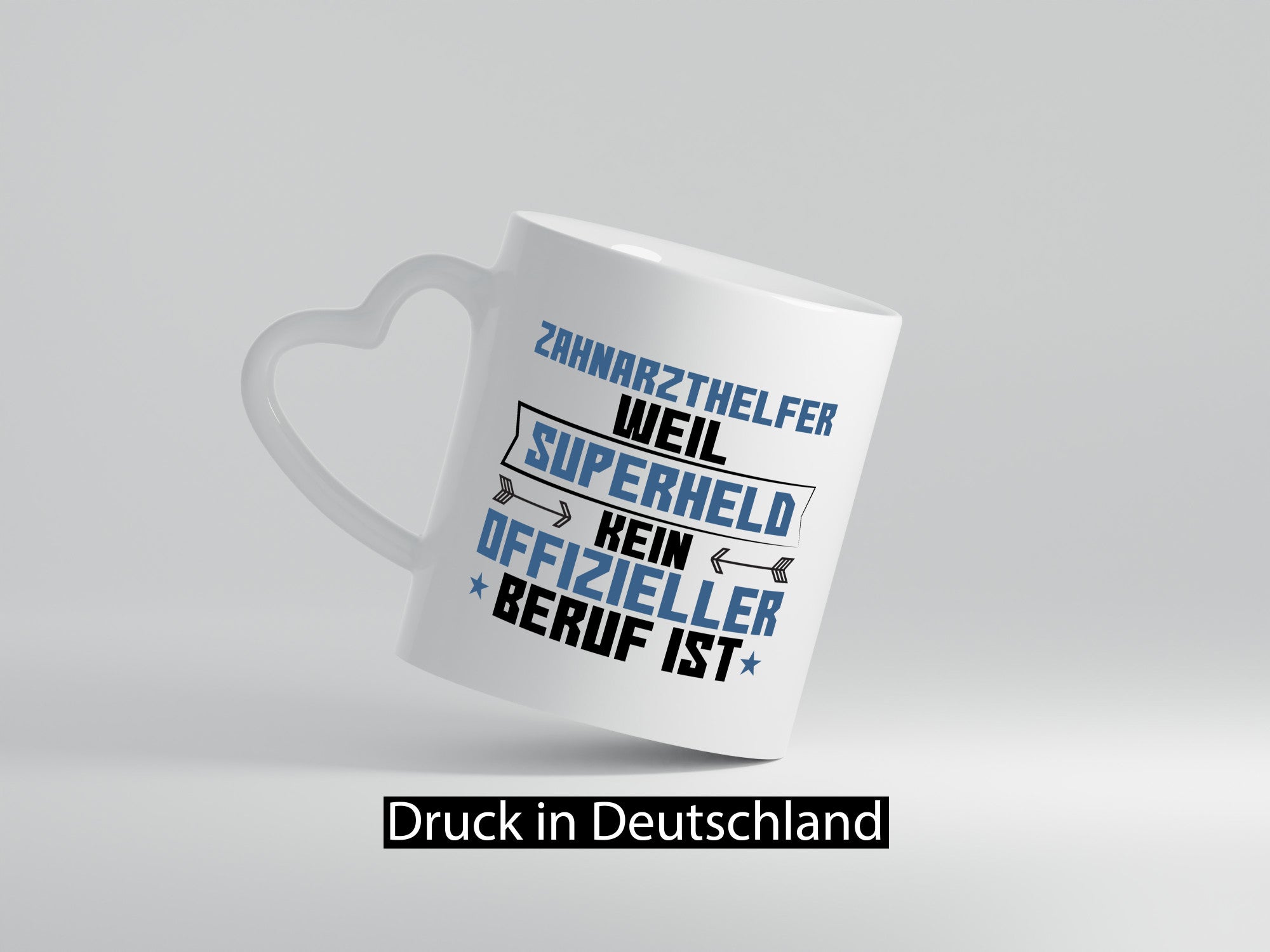 Superheld Zahnarzthelfer | Zahnmedizin Geschenkidee Humor Tasse