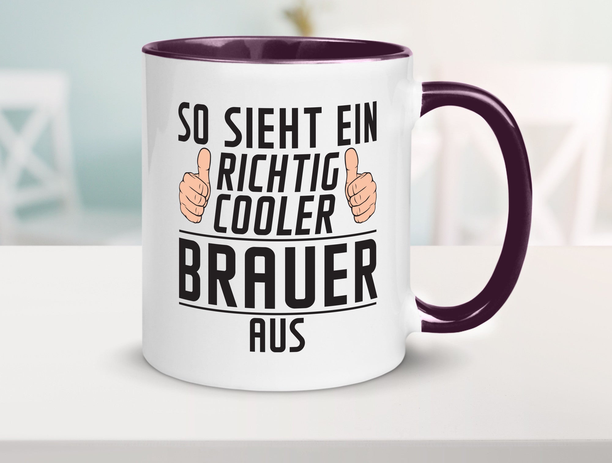 Richtig Cooler Brauer | Bier Brauerei Humor Geschenkidee Tasse