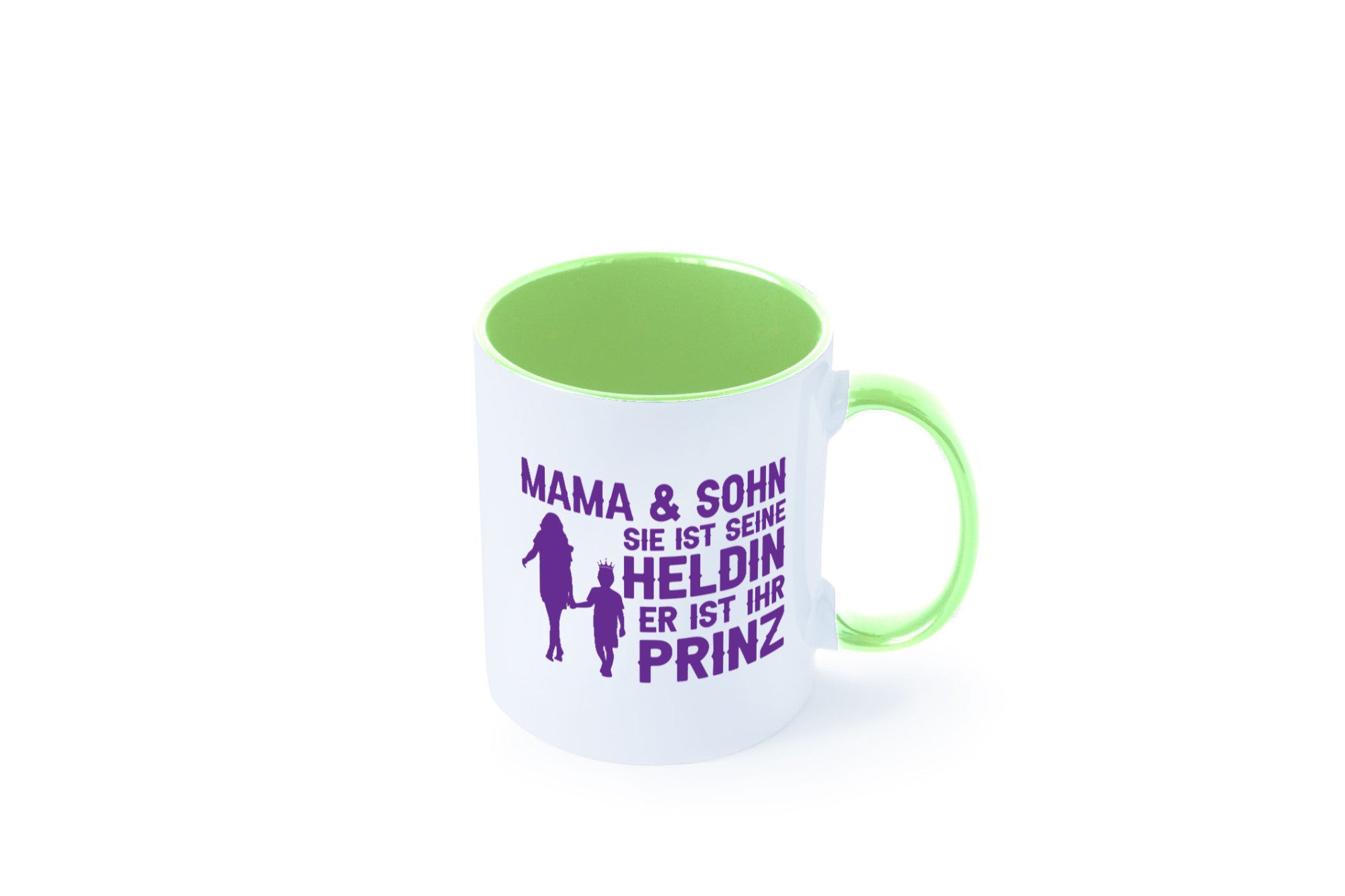 Mama & Sohn | Helding Prinz Mutterliebe Geschenkidee Familie Humor Tasse