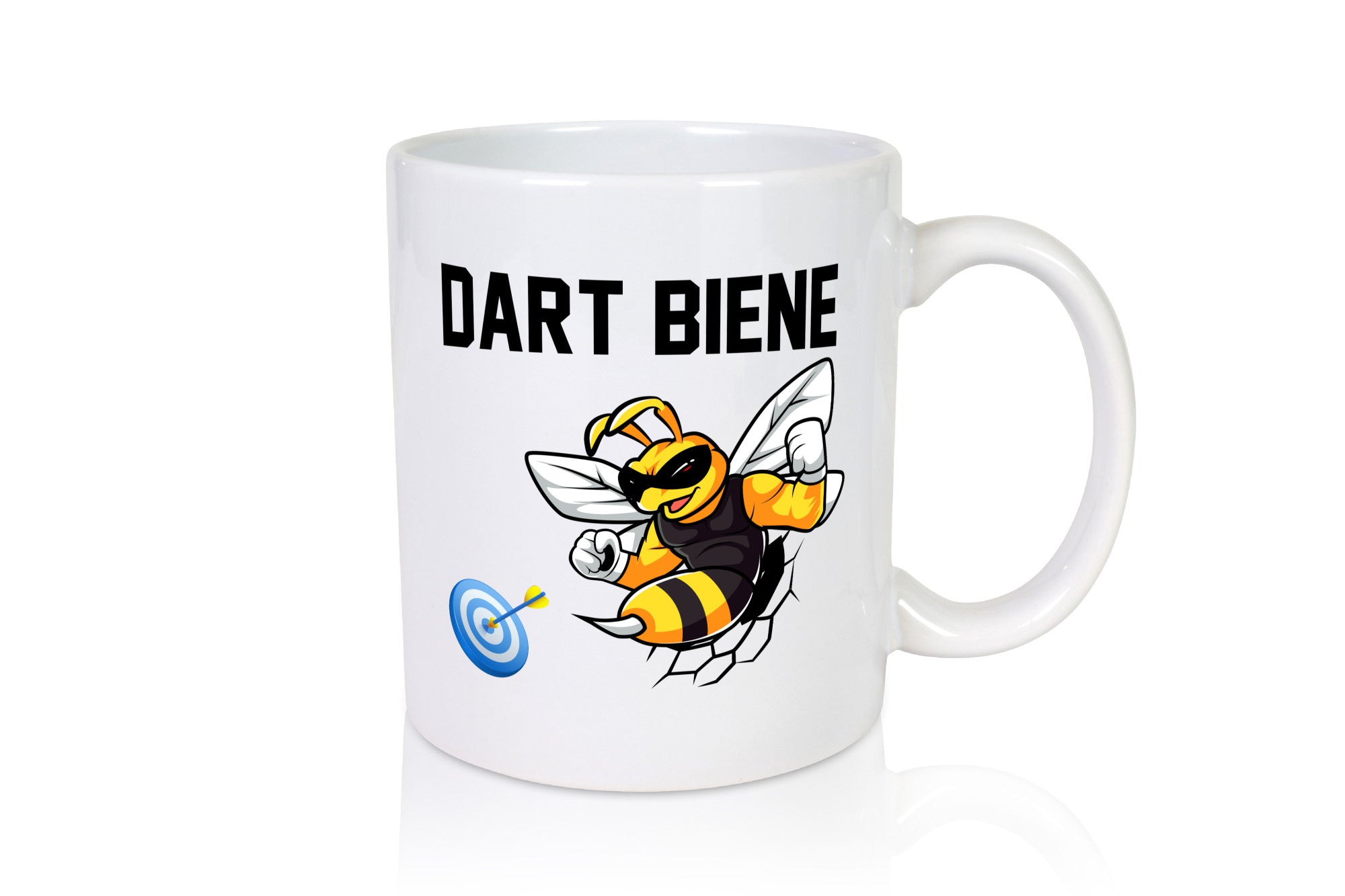 Dart Biene | Darten Dartscheibe v2 Humor Geschenkidee Tasse