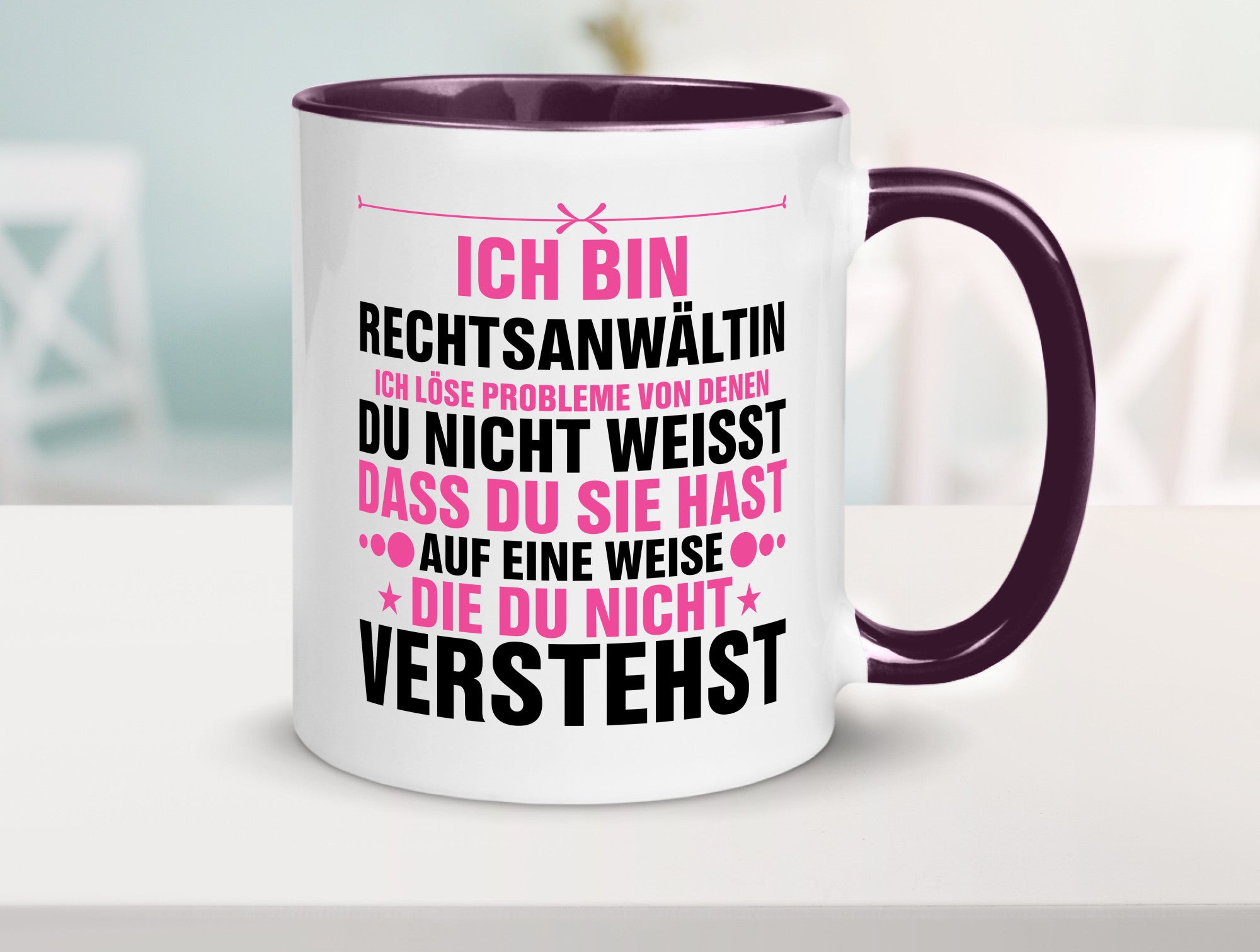 Löse Probleme: Rechtsanwältin | Jurstin Anwältin v2 Geschenk Humor Geschenkidee